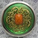 Compact Mirror Cool Citrus