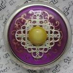 Compact Mirror Golden Girl