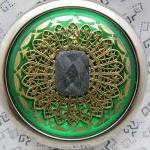 Compact Mirror Green with B..