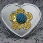 Heart Compact Mirror