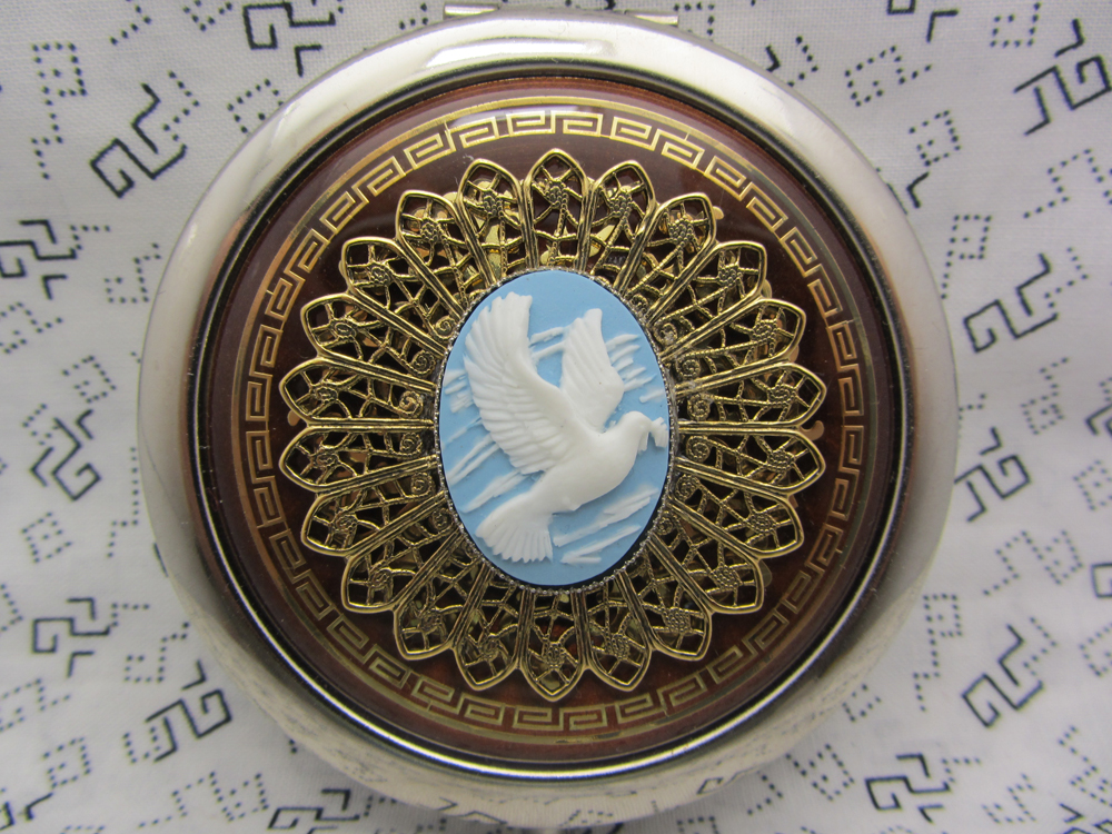 Bridesmaid Gift Compact Mirror The Love Dove